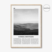 Catskill Mountains Print Black and White No 1, Catskill Mountains Wall Art, Catskill Mountains Poster, Catskill Photo, New York, USA