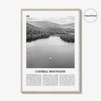Catskill Mountains Print Black and White No 2, Catskill Mountains Wall Art, Catskill Mountains Poster, Catskill Photo, New York, USA