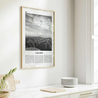 Caucasus Mountains Print Black and White, Caucasus Wall Art, Caucasus Poster, Caucasus Photo, Caucasus Wall Décor, Caucasus Map, Asia