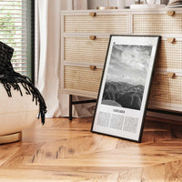 Caucasus Mountains Print Black and White, Caucasus Wall Art, Caucasus Poster, Caucasus Photo, Caucasus Wall Décor, Caucasus Map, Asia