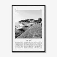 Cavtat Print Black and White, Cavtat Wall Art, Cavtat Poster, Cavtat Photo, Cavtat Wall Décor, Croatia, Dubrovnik Neretva