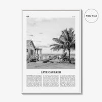 Caye Caulker Print Black and White, Caye Caulker Wall Art, Caye Caulker Poster, Caye Caulker Photo, Caye Caulker Wall Décor, Belize