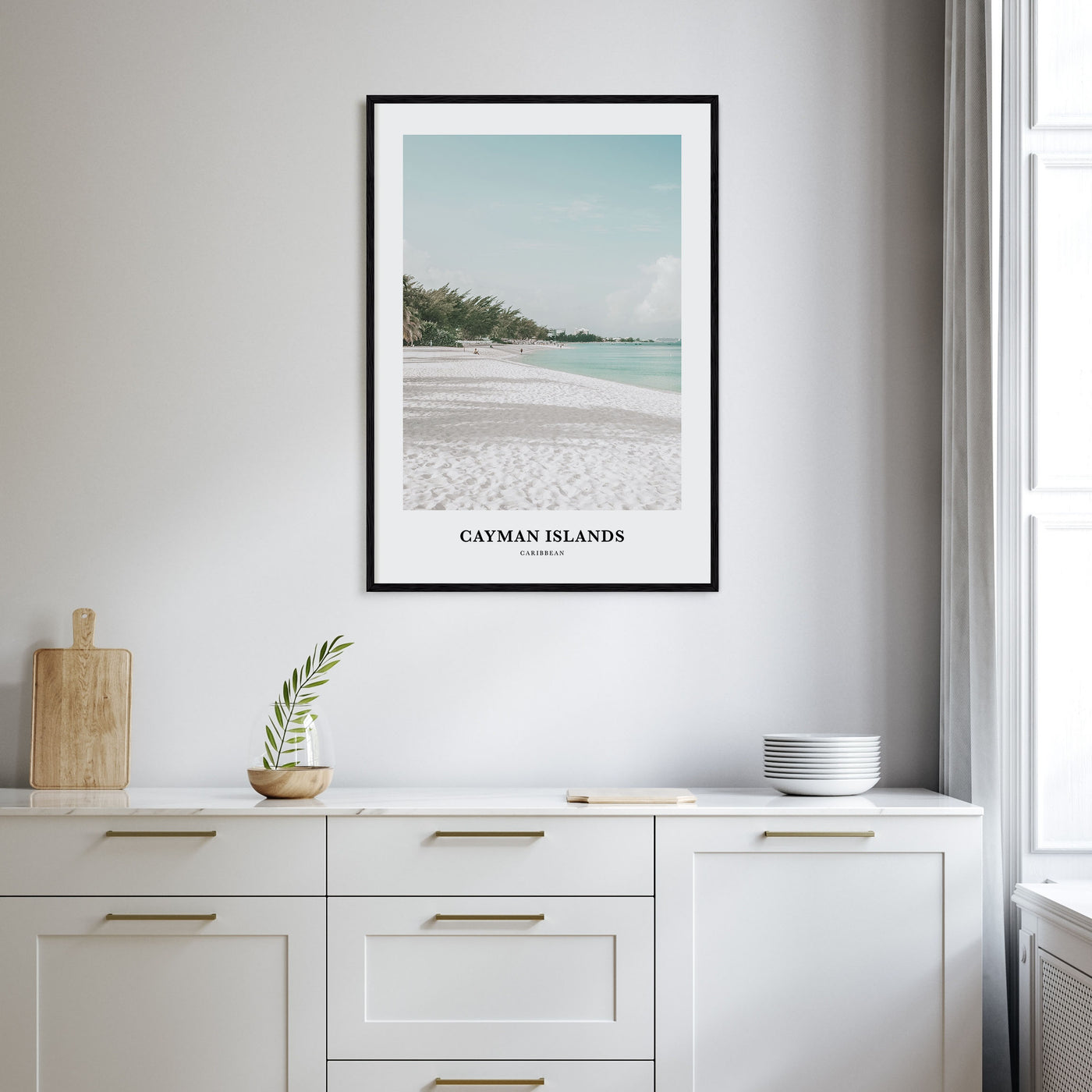 Cayman Islands Portrait Color Poster