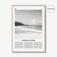 Cayman Islands Print Black and White, Cayman Islands Wall Art, Cayman Islands Poster, George Town, Grand Cayman, Caribbean