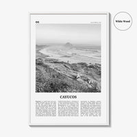 Cayucos Print Black and White, Cayucos Wall Art, Cayucos Poster, Cayucos Photo, Cayucos Decor, California, USA, United States, North America