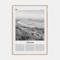 Cayucos Travel B&W Poster