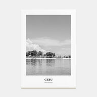 Cebu Portrait B&W No 1 Poster