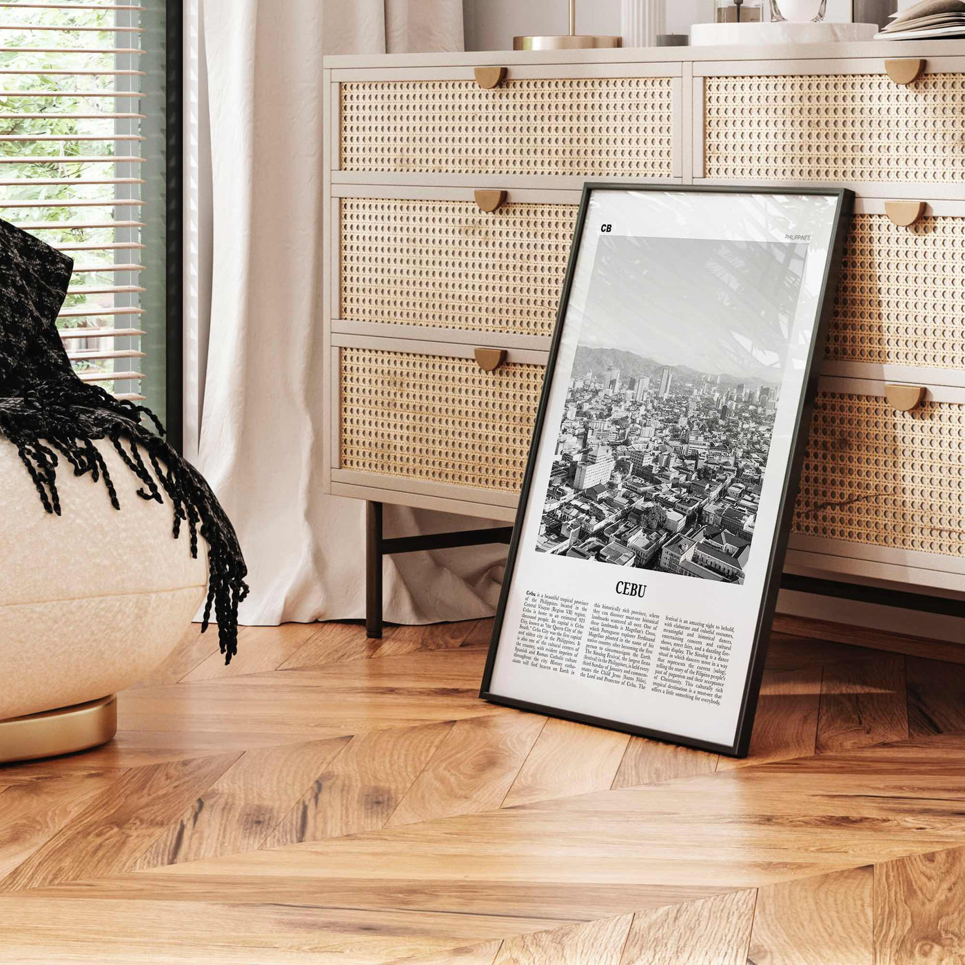 Cebu Print Black and White No 1, Cebu Wall Art, Cebu Poster, Cebu Photo, Cebu Wall Décor, Sugbo, Philippines, Central Visayas