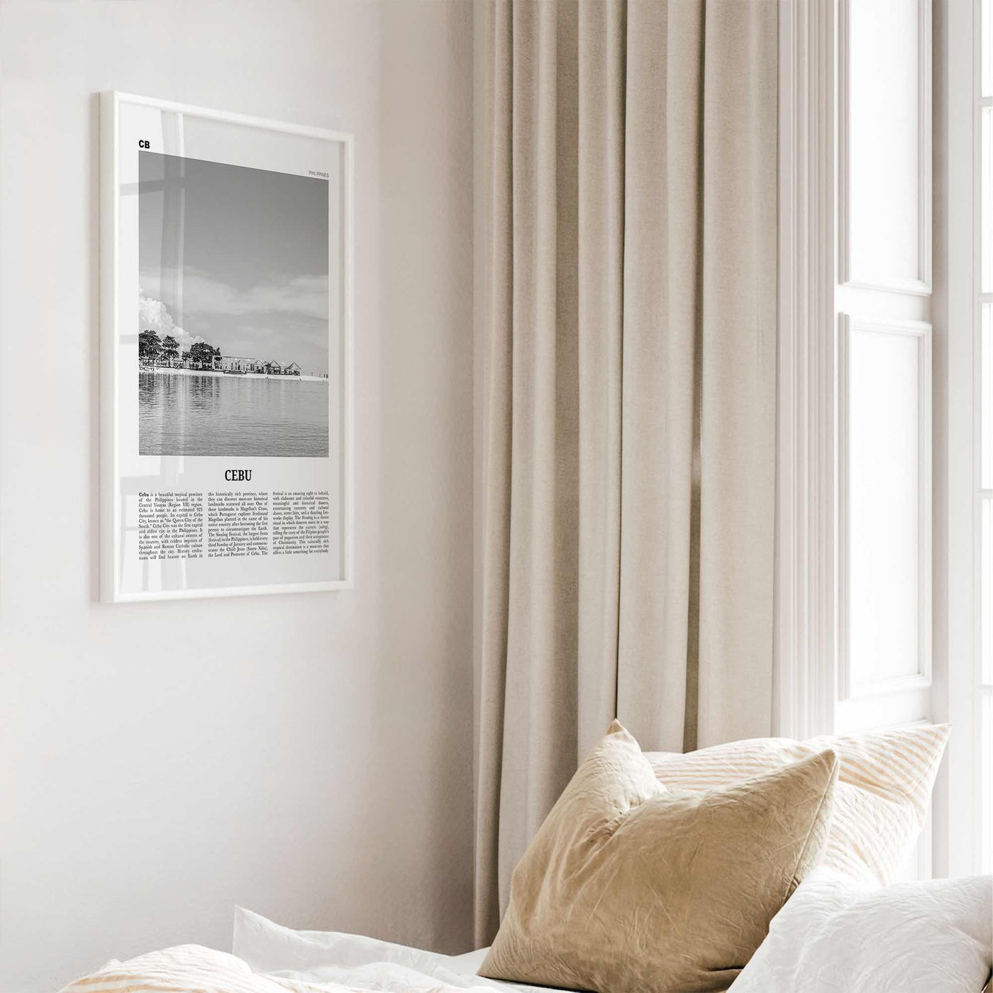 Cebu Print Black and White No 2, Cebu Wall Art, Cebu Poster, Cebu Photo, Cebu Wall Décor, Sugbo, Philippines, Central Visayas