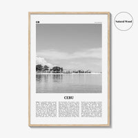 Cebu Print Black and White No 2, Cebu Wall Art, Cebu Poster, Cebu Photo, Cebu Wall Décor, Sugbo, Philippines, Central Visayas