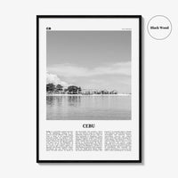 Cebu Print Black and White No 2, Cebu Wall Art, Cebu Poster, Cebu Photo, Cebu Wall Décor, Sugbo, Philippines, Central Visayas