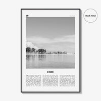 Cebu Print Black and White No 2, Cebu Wall Art, Cebu Poster, Cebu Photo, Cebu Wall Décor, Sugbo, Philippines, Central Visayas