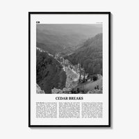 Cedar Breaks National Monument Print Black and White, Cedar Breaks Wall Art, Cedar Breaks Poster, Cedar Breaks Photo, Cedar Breaks, Utah