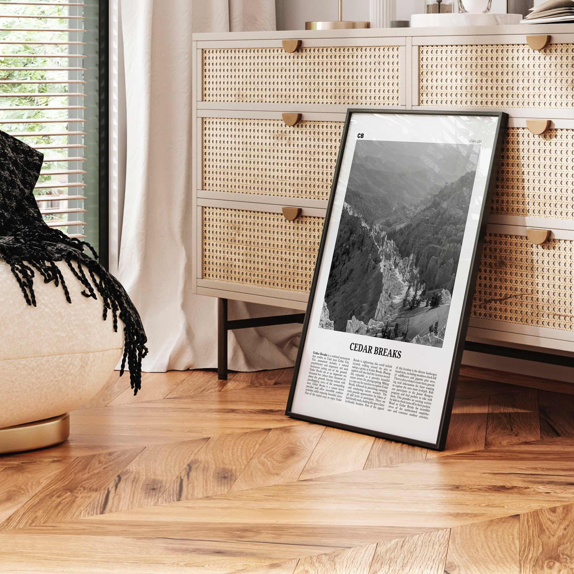 Cedar Breaks National Monument Print Black and White, Cedar Breaks Wall Art, Cedar Breaks Poster, Cedar Breaks Photo, Cedar Breaks, Utah