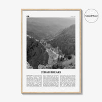 Cedar Breaks National Monument Print Black and White, Cedar Breaks Wall Art, Cedar Breaks Poster, Cedar Breaks Photo, Cedar Breaks, Utah