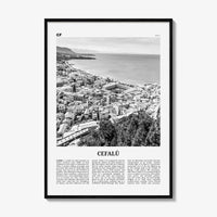Cefalu Print Black and White, Cefalù Wall Art, Cefalù Poster, Cefalù Photo, Cefalù Wall Décor, Italy, Sicily, Palermo, Italia