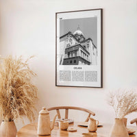 Celaya Print Black and White, Celaya Wall Art, Celaya Poster, Celaya Photo, Celaya Map, Mexico