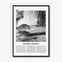 Central America Print Black and White, Central America Wall Art, Central America Poster, Central America Photo, Central America Wall Decor
