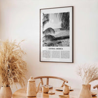 Central America Print Black and White, Central America Wall Art, Central America Poster, Central America Photo, Central America Wall Decor