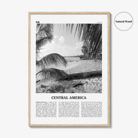 Central America Print Black and White, Central America Wall Art, Central America Poster, Central America Photo, Central America Wall Decor