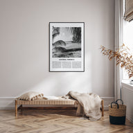 Central America Travel B&W Poster