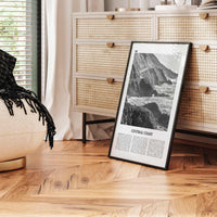 Central Coast Print Black and White, Central Coast Wall Art, Central Coast Poster, Central Coast Photo, Central Coast Décor, California, USA