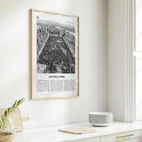 Central Park Print Black and White, Central Park Wall Art, Central Park Poster, Central Park Photo, New York City, USA, United States