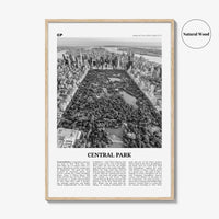 Central Park Print Black and White, Central Park Wall Art, Central Park Poster, Central Park Photo, New York City, USA, United States