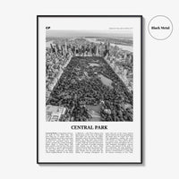 Central Park Print Black and White, Central Park Wall Art, Central Park Poster, Central Park Photo, New York City, USA, United States