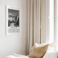 Centre Val De Loire Print Black and White, Centre-Val de Loire Wall Art, Centre-Val de Loire Poster, Centre-Val de Loire Photo, Décor, Map