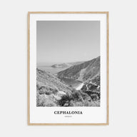 Cephalonia Portrait B&W Poster