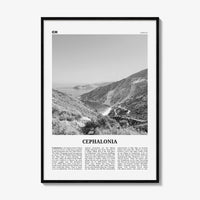 Cephalonia Print Black and White, Cephalonia Wall Art, Cephalonia Poster, Cephalonia Photo, Kefalonia, Greece, Κεφαλονιά, Kefaloniá