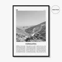 Cephalonia Print Black and White, Cephalonia Wall Art, Cephalonia Poster, Cephalonia Photo, Kefalonia, Greece, Κεφαλονιά, Kefaloniá