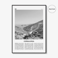 Cephalonia Print Black and White, Cephalonia Wall Art, Cephalonia Poster, Cephalonia Photo, Kefalonia, Greece, Κεφαλονιά, Kefaloniá