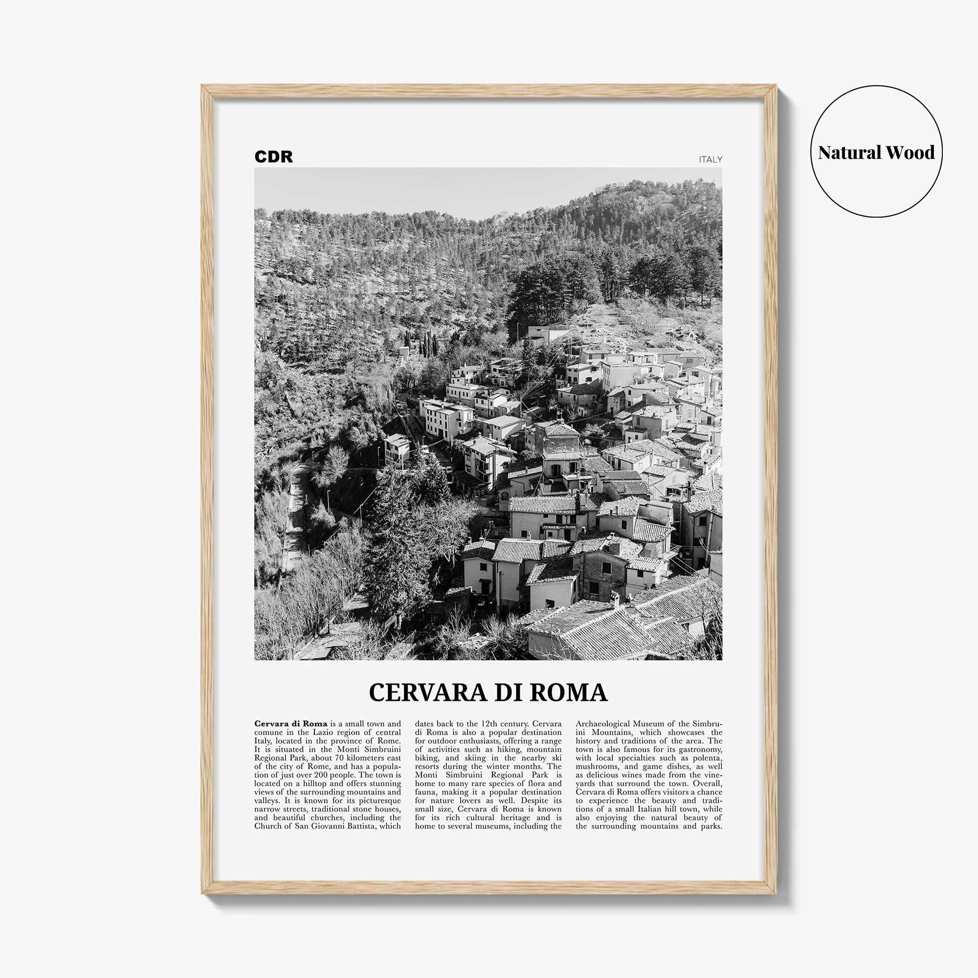 Cervara di Roma Print Black and White, Cervara di Roma Wall Art, Cervara di Roma Poster, Cervara di Roma Photo, Cervara di Roma Wall Décor