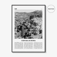 Cervara di Roma Print Black and White, Cervara di Roma Wall Art, Cervara di Roma Poster, Cervara di Roma Photo, Cervara di Roma Wall Décor
