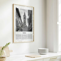 Cesena Print Black and White, Cesena Wall Art, Cesena Poster, Cesena Photo, Cesena Wall Décor, Cesena Map, Italy