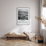 Cesky Krumlov Travel B&W Poster