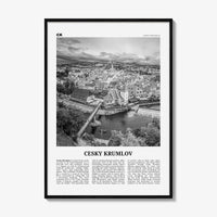 Cesky Krumlov Print Black and White, Cesky Krumlov Art, Cesky Krumlov Poster, Cesky Krumlov Photo, Cesky Krumlov Wall Décor, Czech Republic