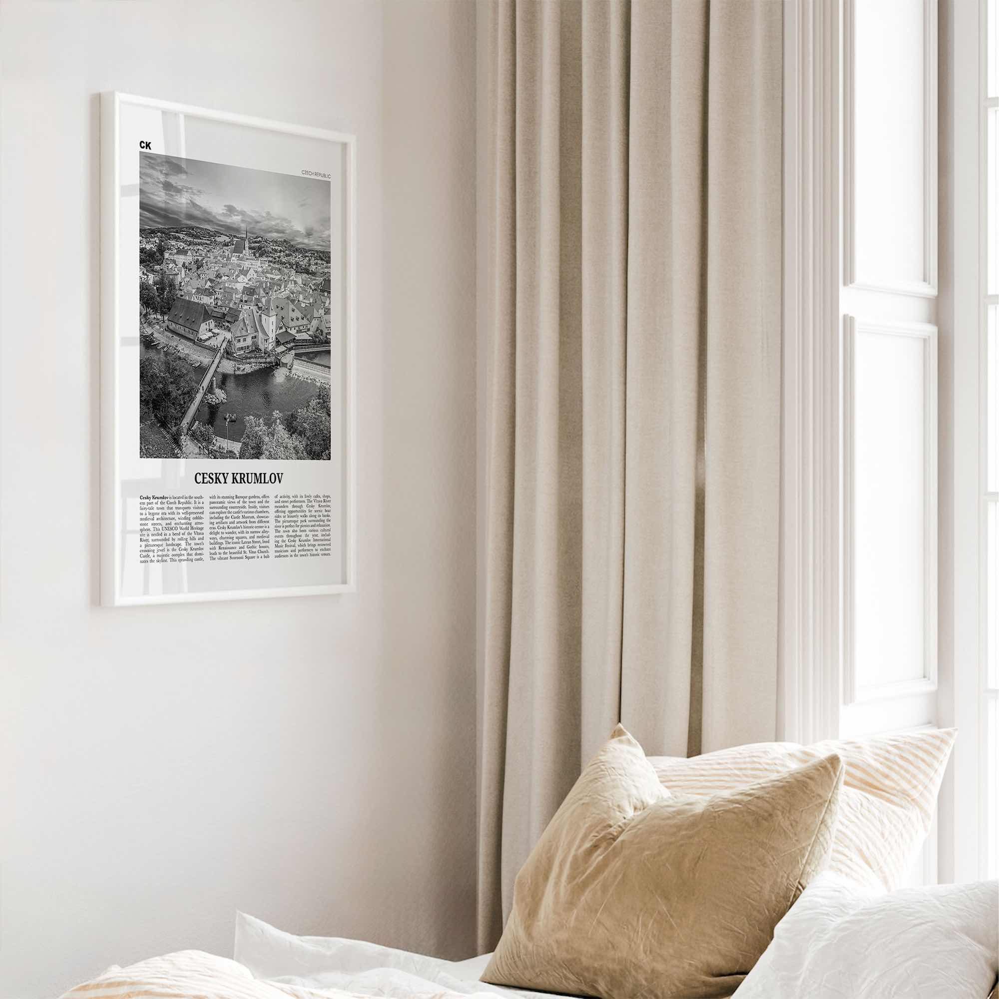 Cesky Krumlov Print Black and White, Cesky Krumlov Art, Cesky Krumlov Poster, Cesky Krumlov Photo, Cesky Krumlov Wall Décor, Czech Republic