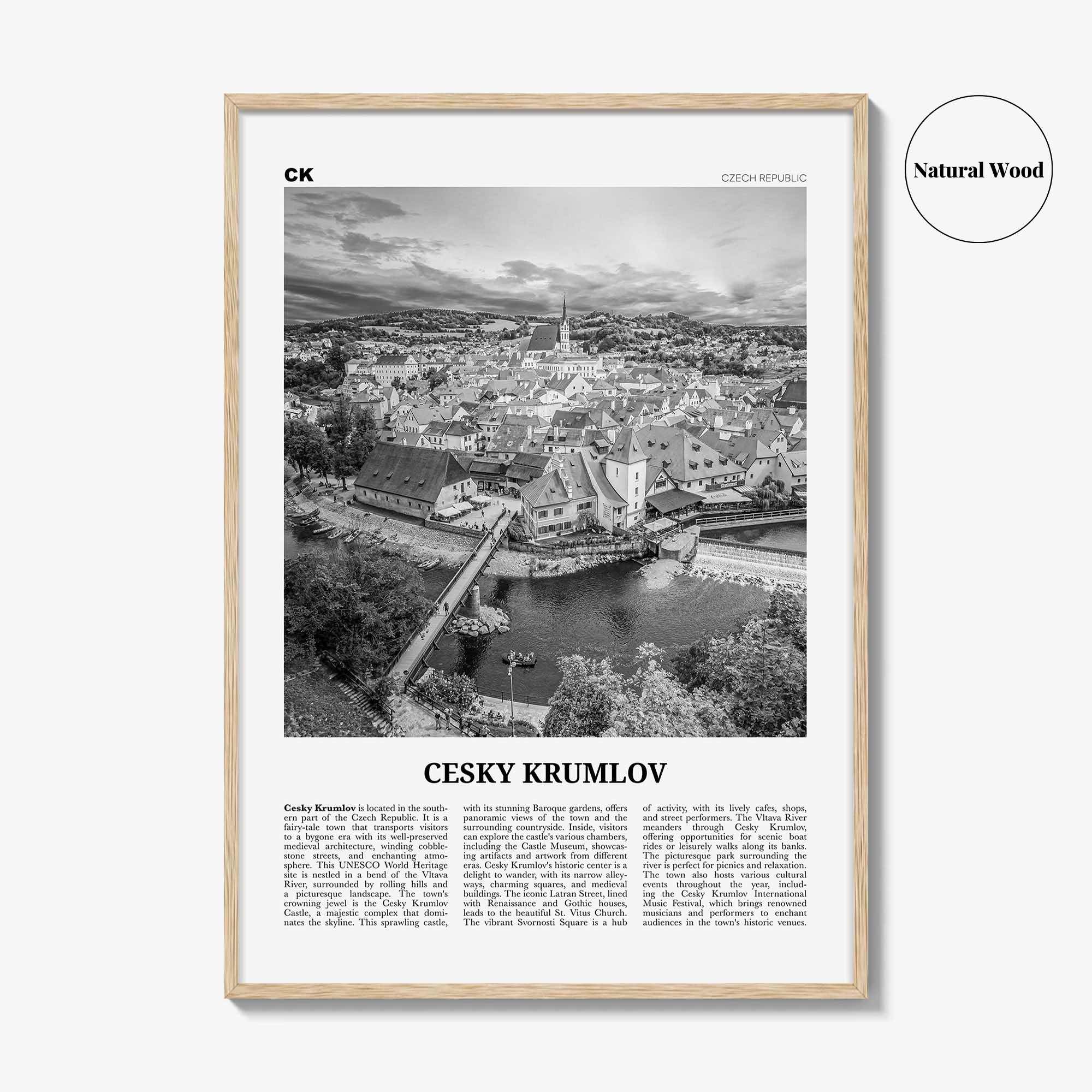 Cesky Krumlov Print Black and White, Cesky Krumlov Art, Cesky Krumlov Poster, Cesky Krumlov Photo, Cesky Krumlov Wall Décor, Czech Republic