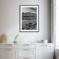Chamonix Photo B&W Poster