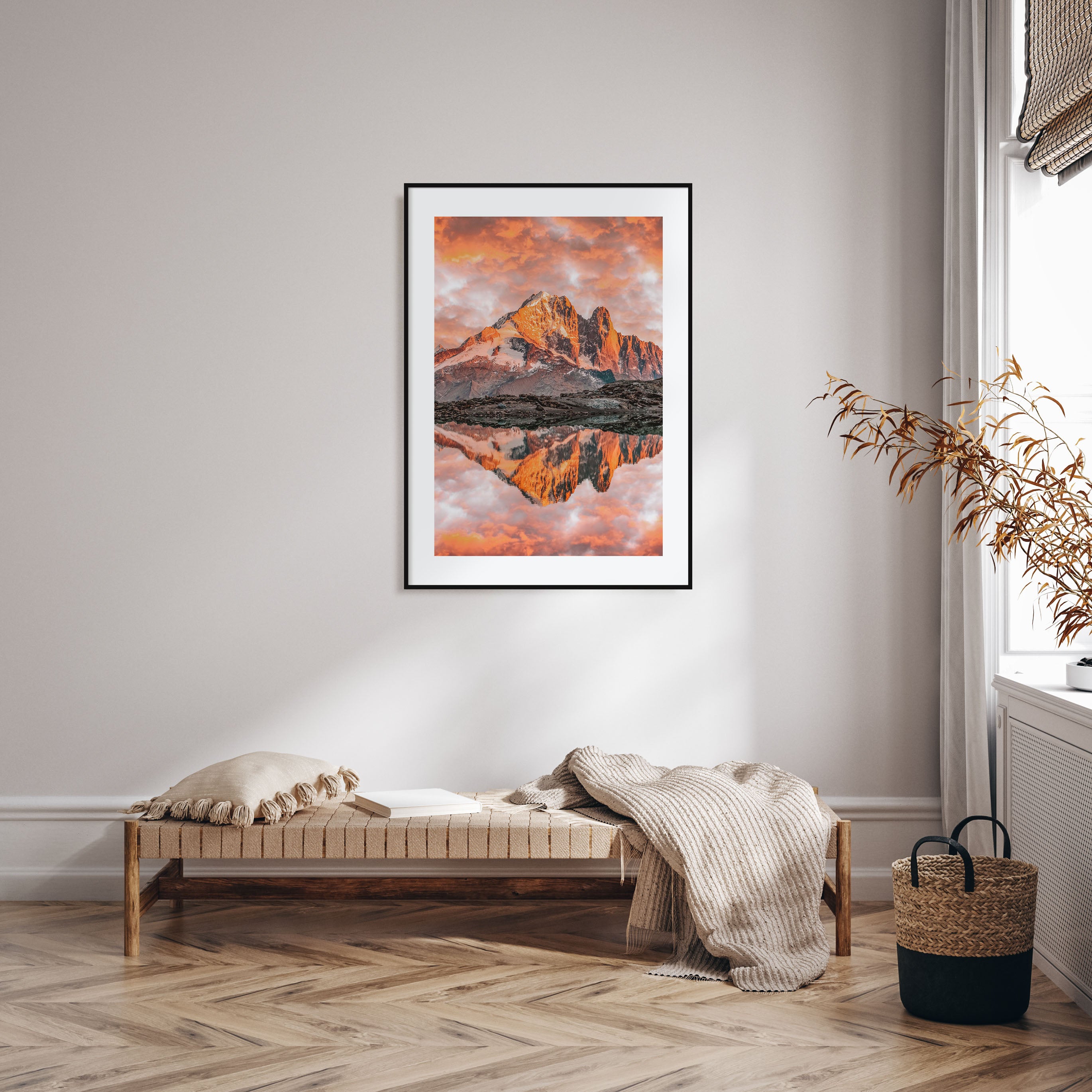 Chamonix Photo Color Poster