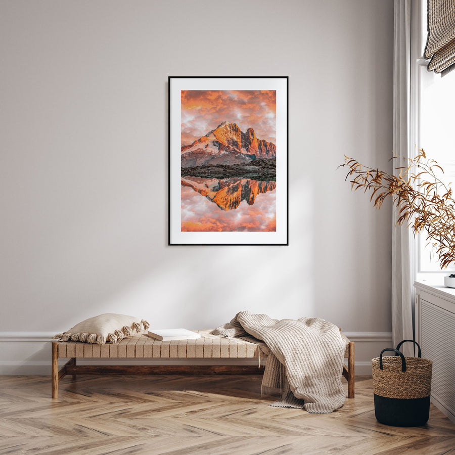 Chamonix Photo Color Poster
