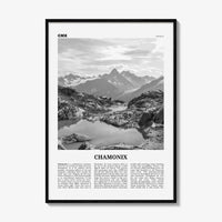 Chamonix Print Black and White, Chamonix Wall Art, Chamonix Poster, Chamonix Photo, Chamonix Wall Décor, Mont Blanc, France, Aples