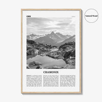 Chamonix Print Black and White, Chamonix Wall Art, Chamonix Poster, Chamonix Photo, Chamonix Wall Décor, Mont Blanc, France, Aples