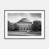 Champaign-Urbana Landscape B&W Poster