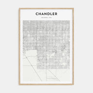 Chandler Map Portrait Poster