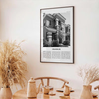 Chandler Print Black and White, Chandler Wall Art, Chandler Poster, Chandler Photo, Chandler Wall Décor, Arizona, USA, United States