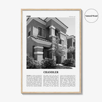 Chandler Print Black and White, Chandler Wall Art, Chandler Poster, Chandler Photo, Chandler Wall Décor, Arizona, USA, United States